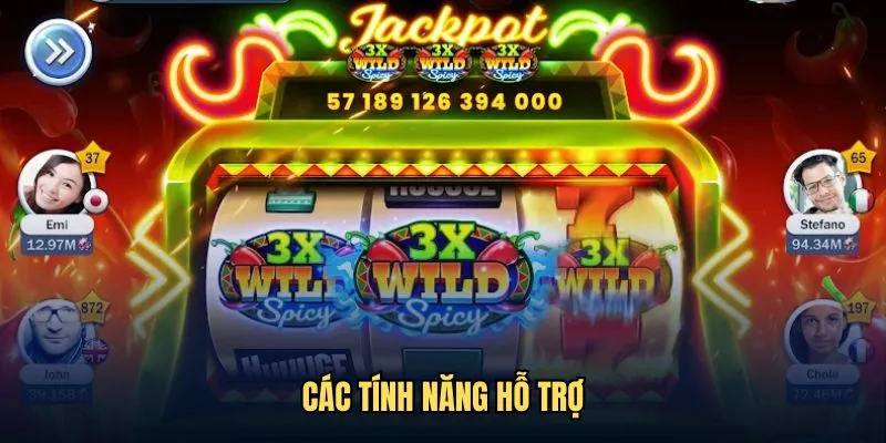 Tính năng hỗ trợ khi tham gia nổ hũ